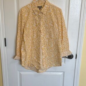 Style & Co. Men's Yellow Patterned Shirt